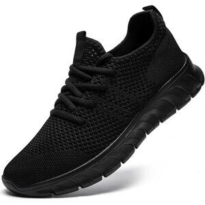 🆕Women A - Black Running Tennis Lightweight Workout  Sport Jogging Sneakers